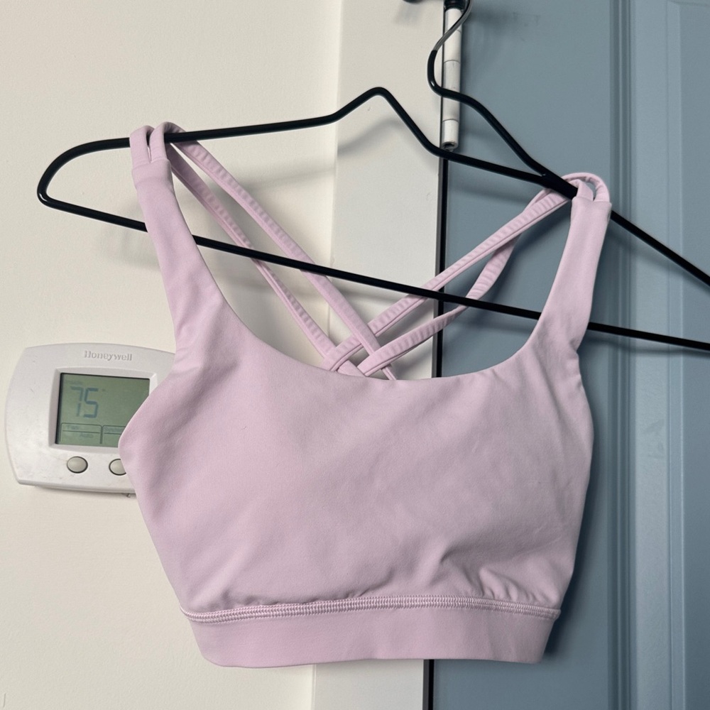 lululemon athletica Lavender Strappy Back Sports Bra